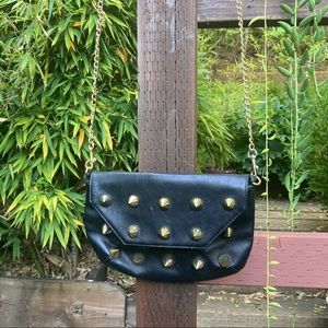 STEVE MADDEN Spiked Crossbody Clutch Purse